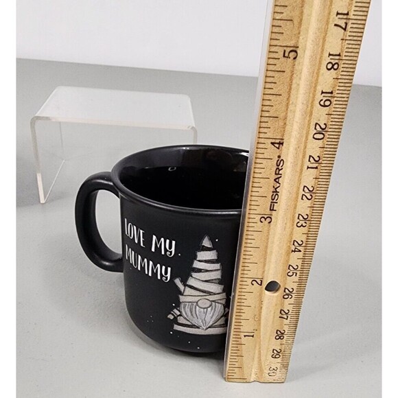 Cobwebs & Cauldrons Halloween Mummy Fuel Set Of 2 MUG Mother and child Lot Black - Picture 7 of 9